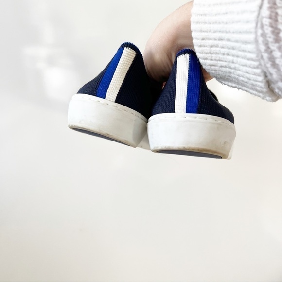 Rothy’s The Original Slip On Sneaker in Navy - Picture 6 of 10